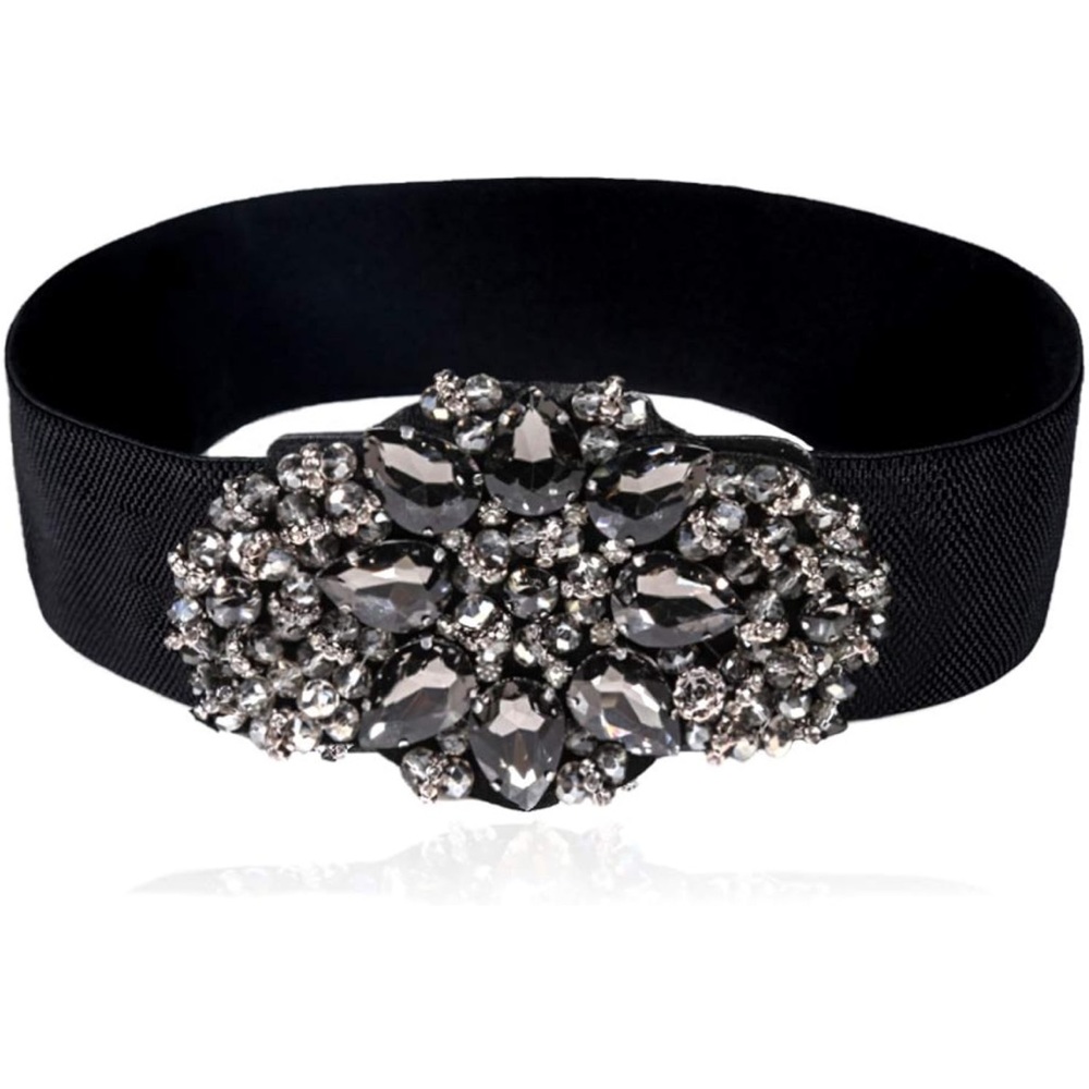 Brand new Dorchid Rhinestone Belt With Crystal Buckle
